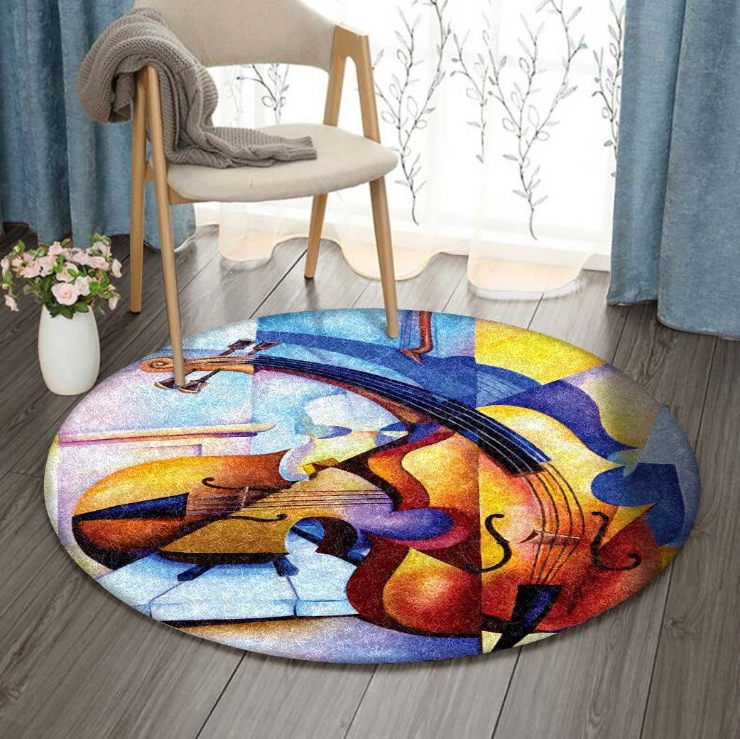 Instrument Round Carpet