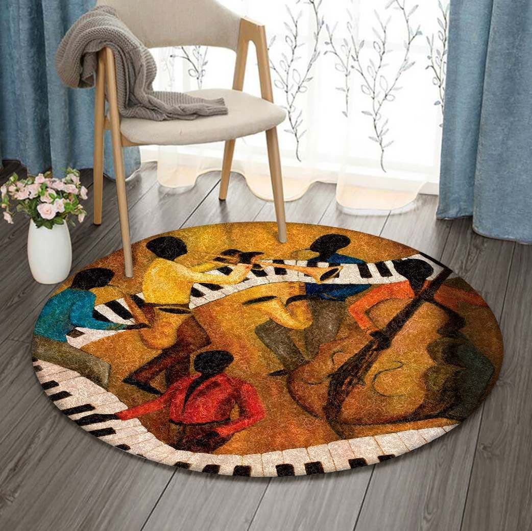 Instrument Round Carpet