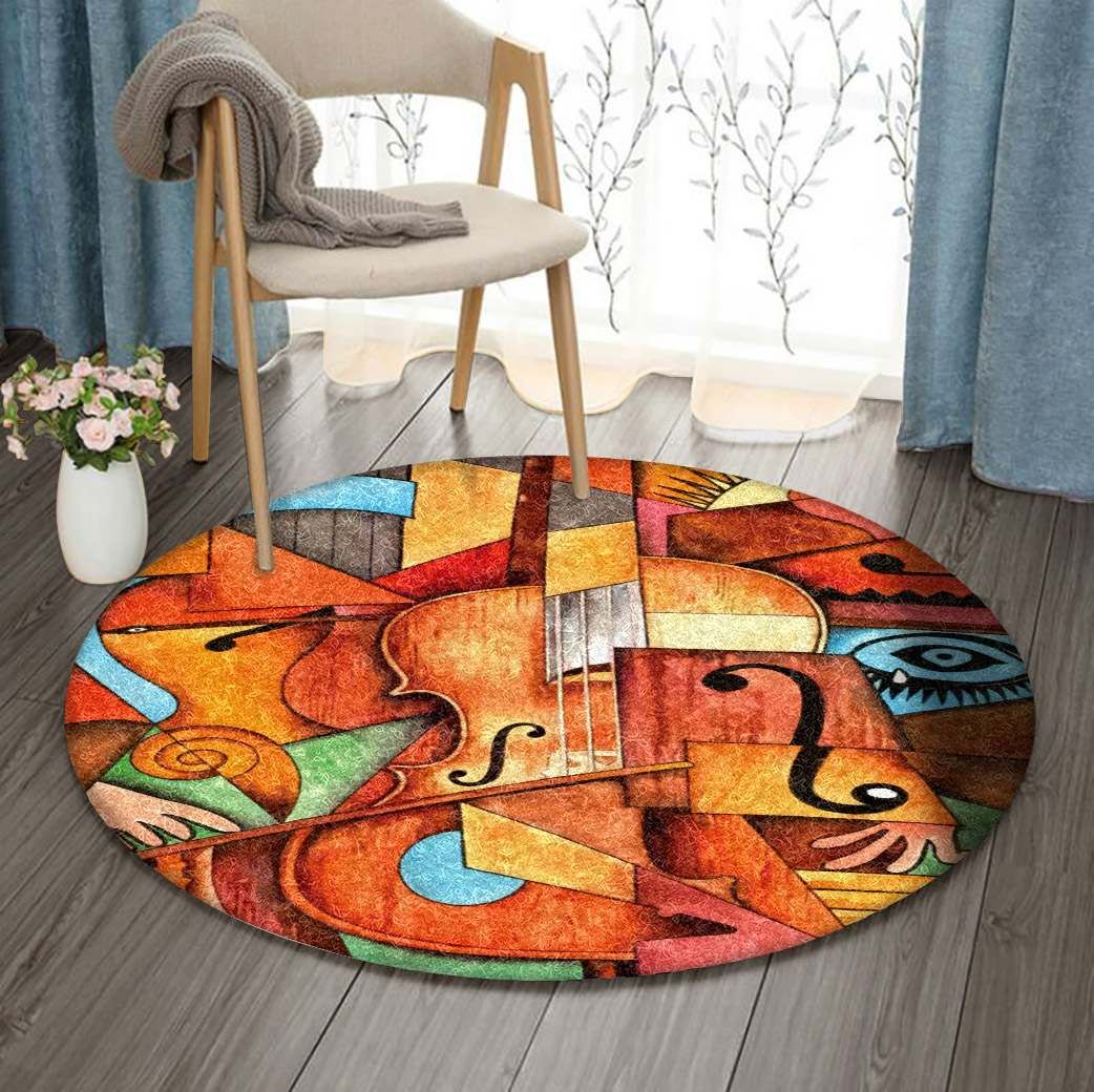 Instrument Round Carpet