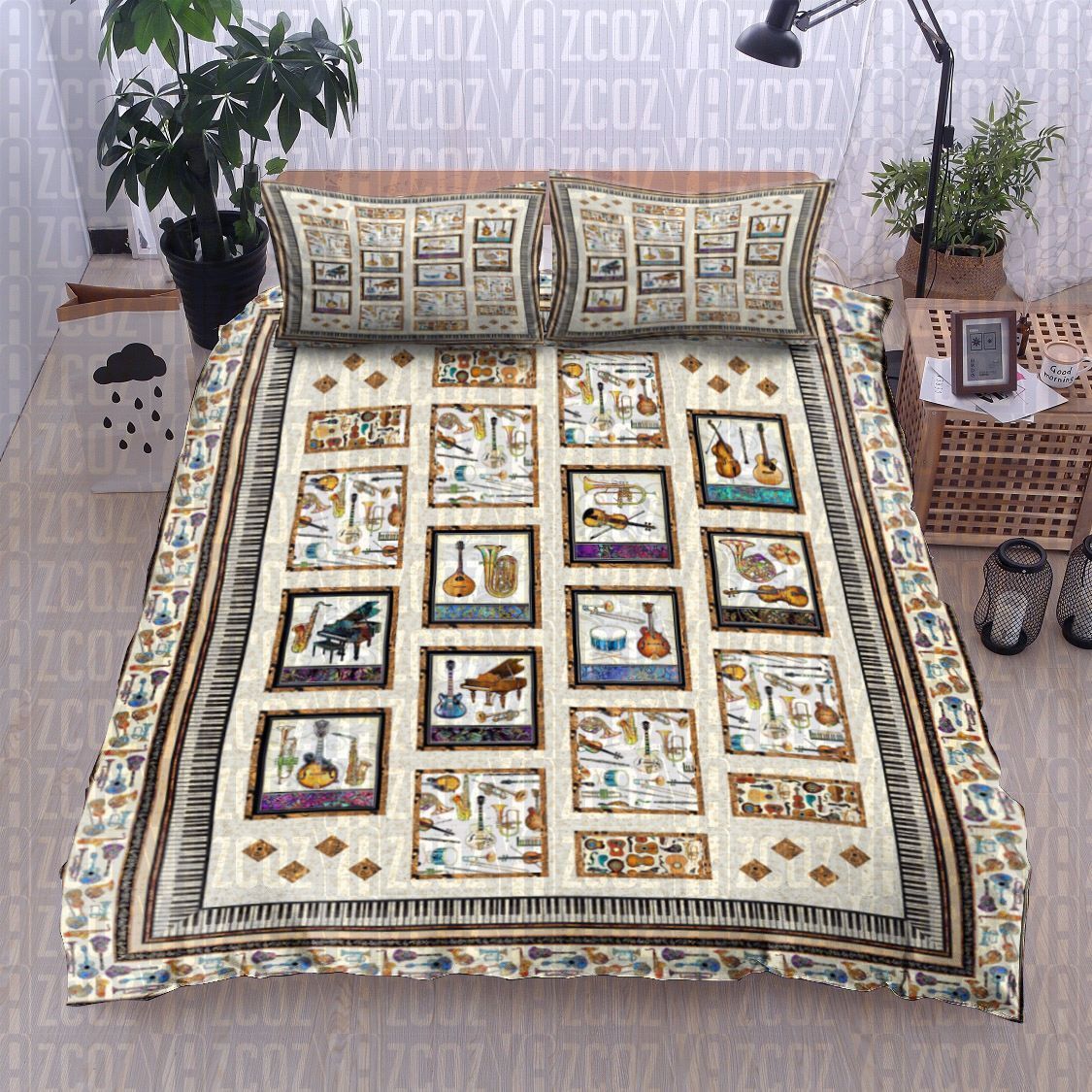 Instrumental Music Bedding Set