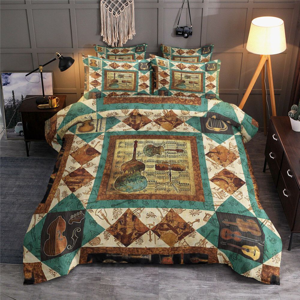Instrumental Musical Bedding Set
