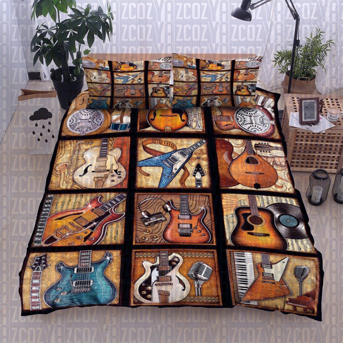 Instruments Music Bedding Set