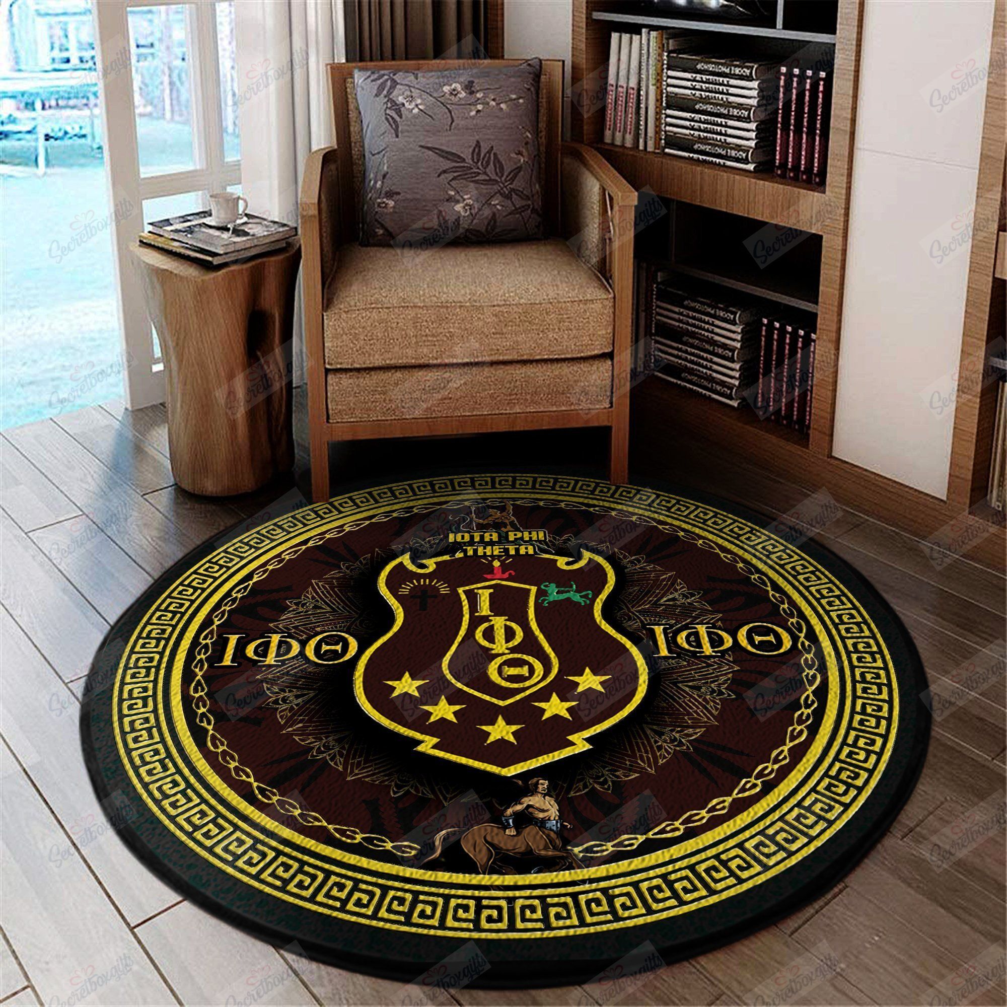 Iota Phi Theta Round Carpet