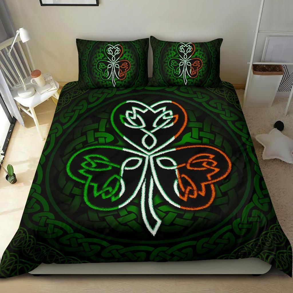 Ireland Celtic Shamrock St. Patrick’s Day Bedding Set
