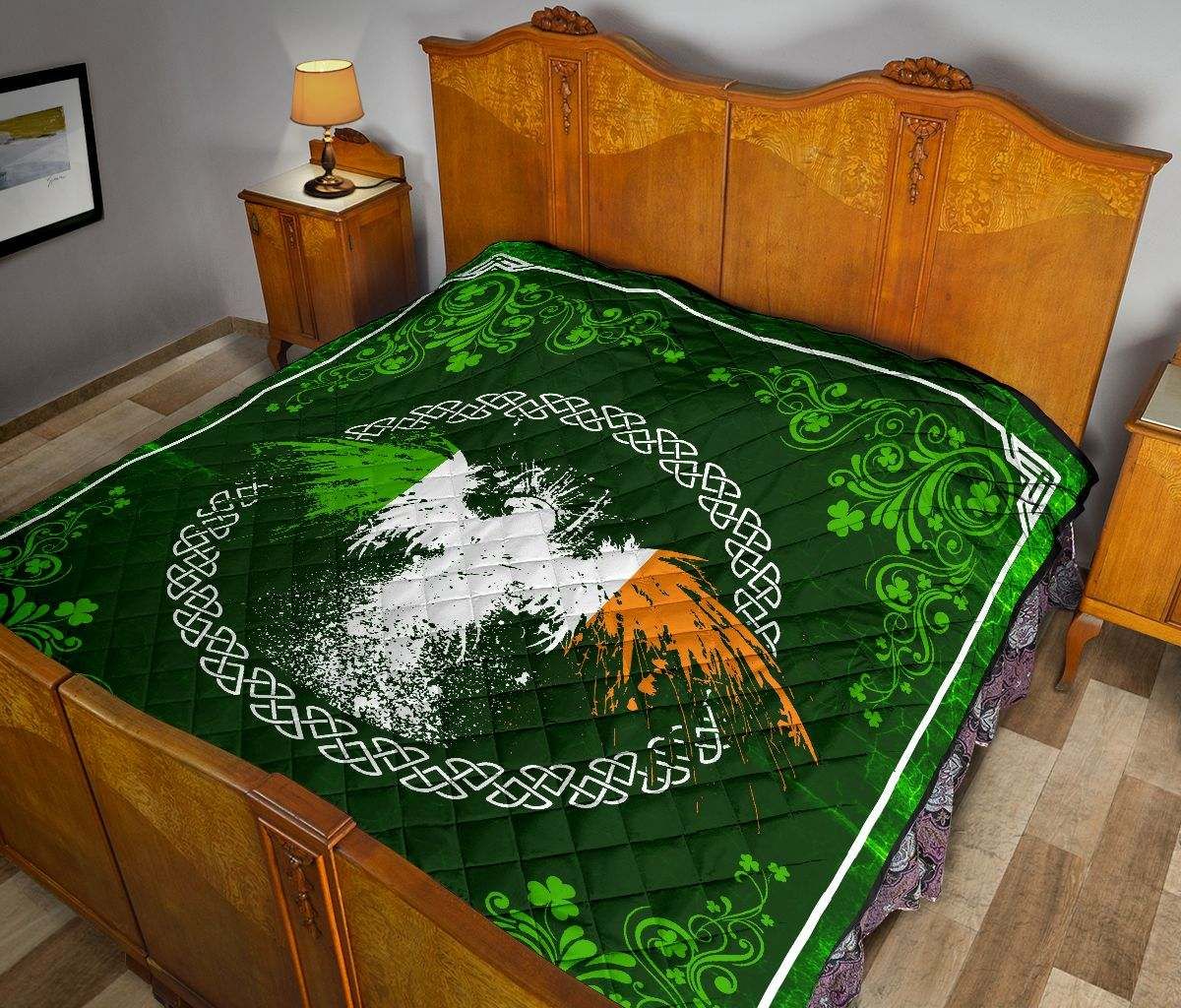 Ireland Flag eagle Quilt DHC281111412DD