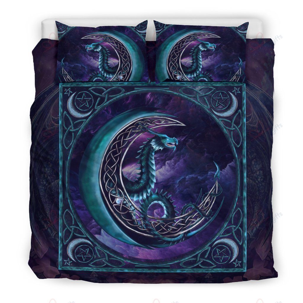 Ireland Medieval Dragon Celtic Knot Bedding Set