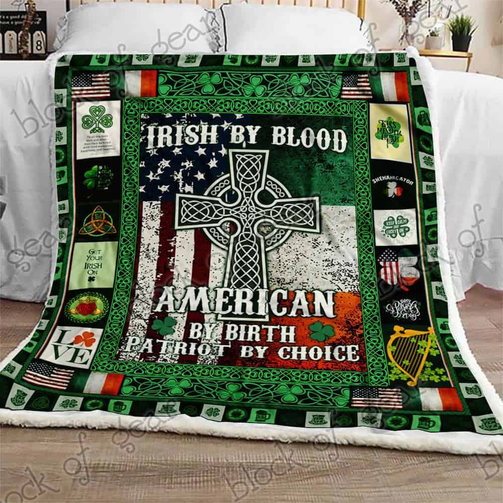 Irish By Blood Fleece Blanket