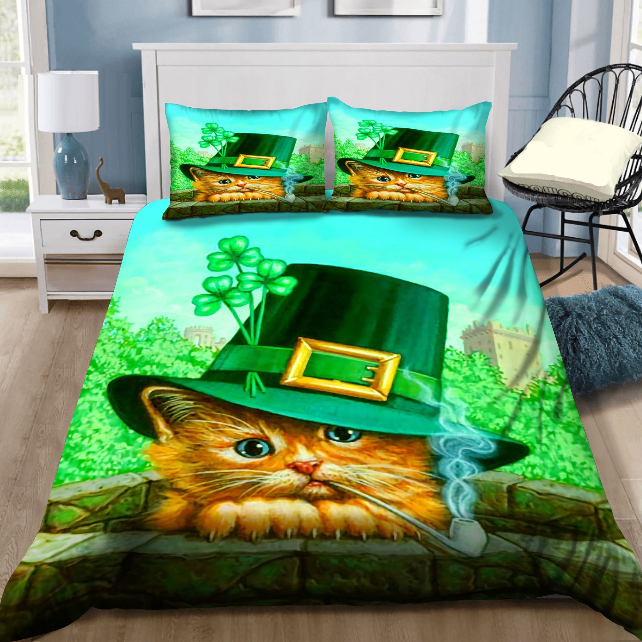 Irish Cat Bedding Set