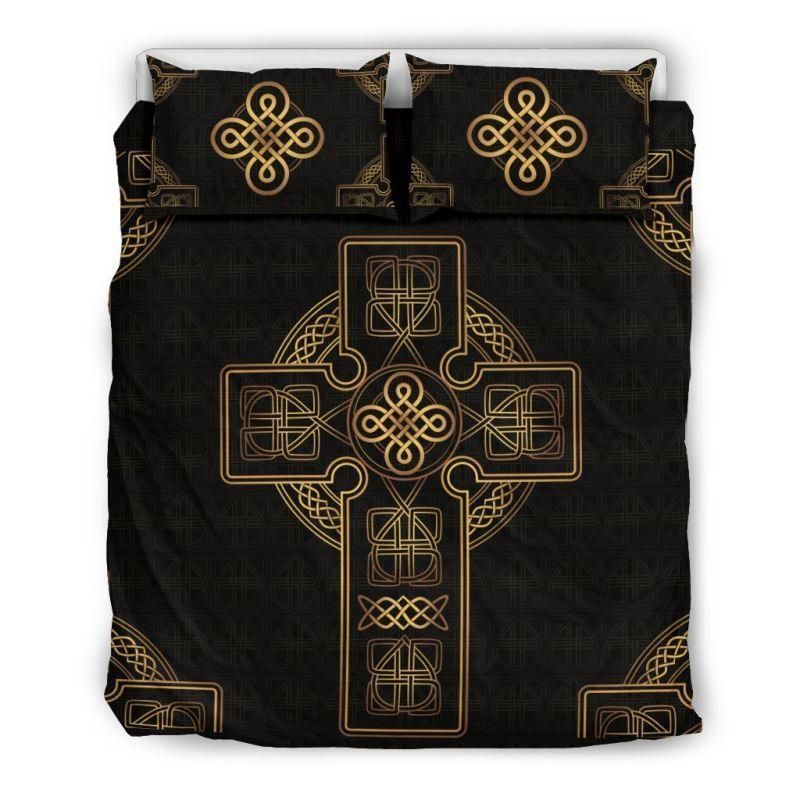 Irish Celtic Cross Celtic Knot Bedding Set