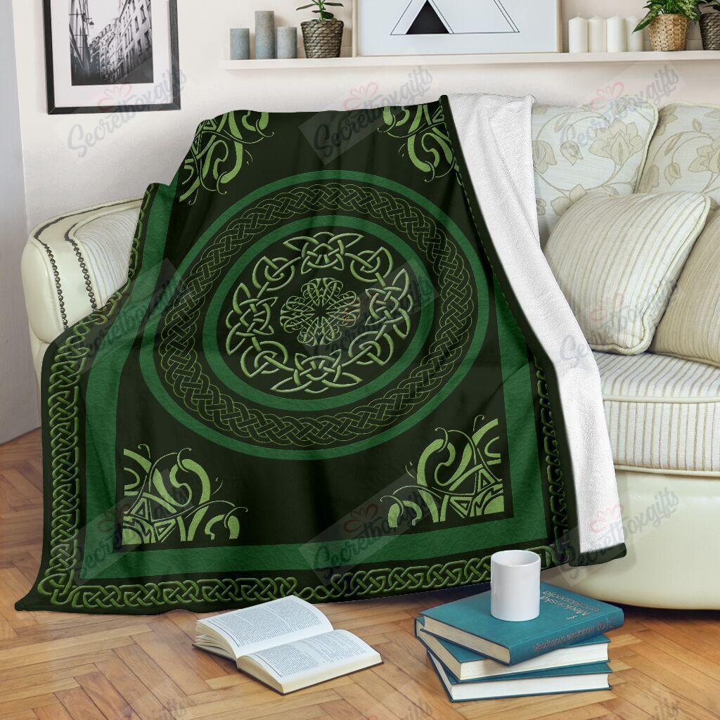 Irish Celtic Fleece Blanket