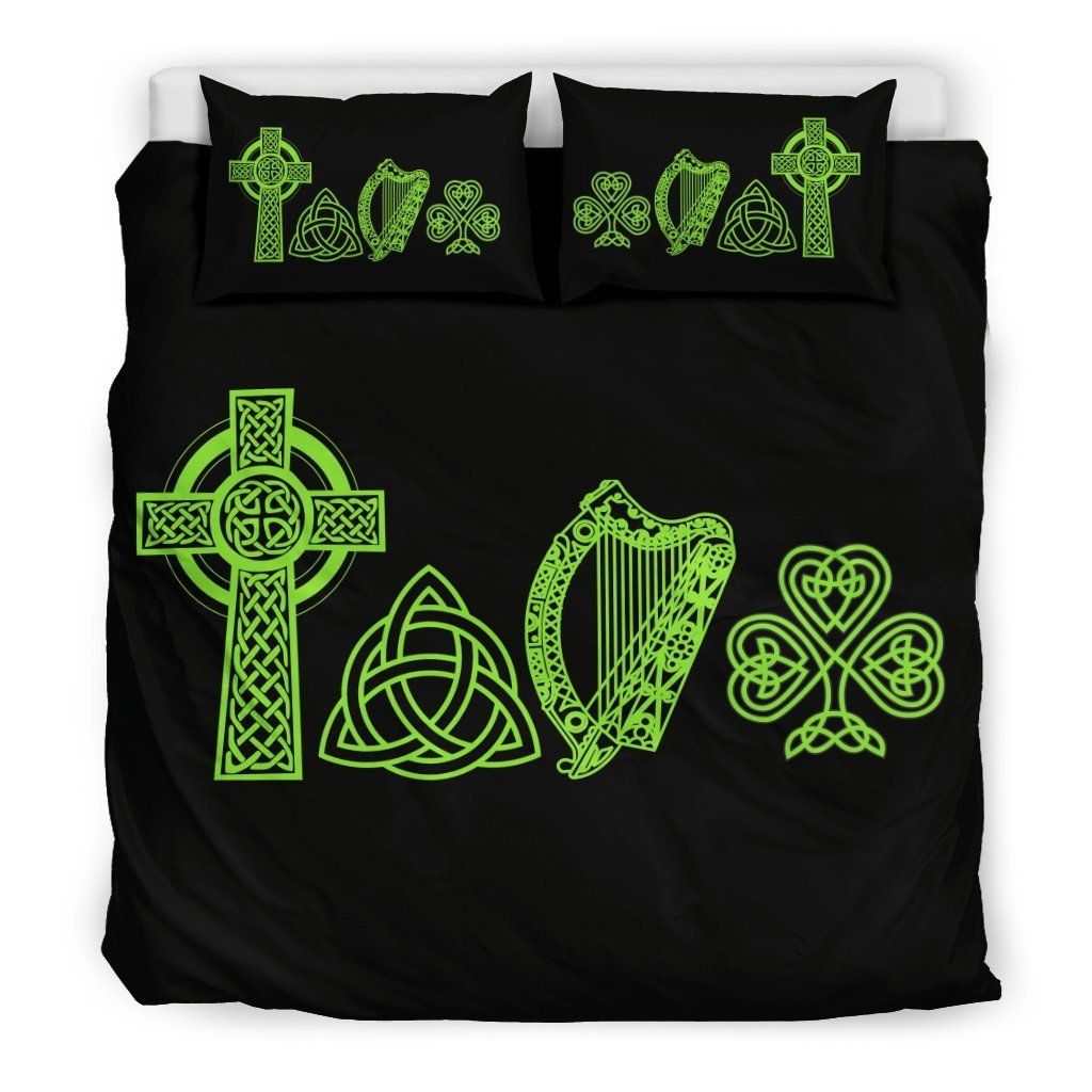 Irish Celtic Symbols Shamrock St. Patrick’s Day Bedding Set