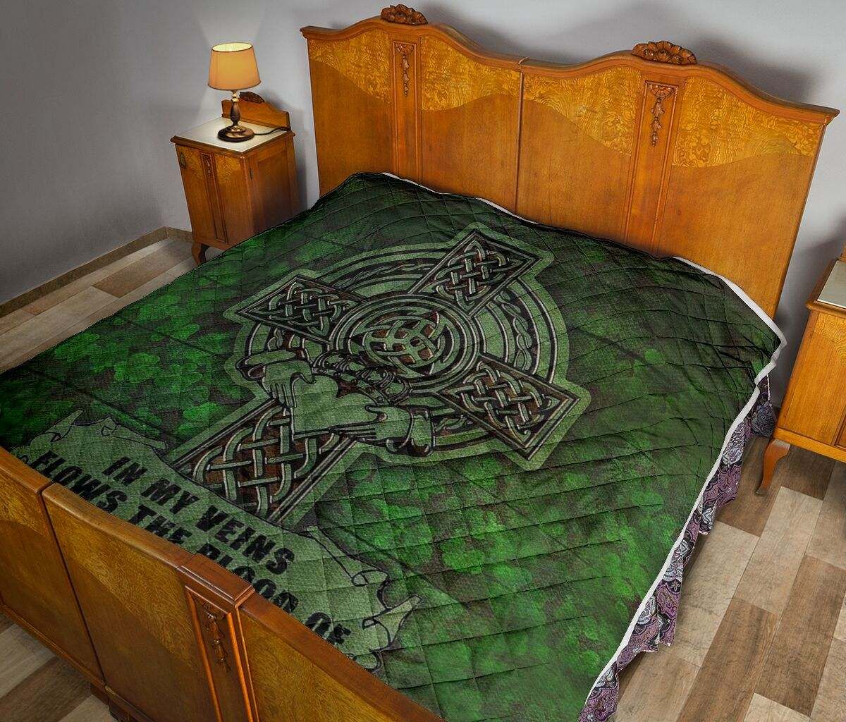 irish- in my veins flows the blood of irish rebels quilt DHC281111436DD