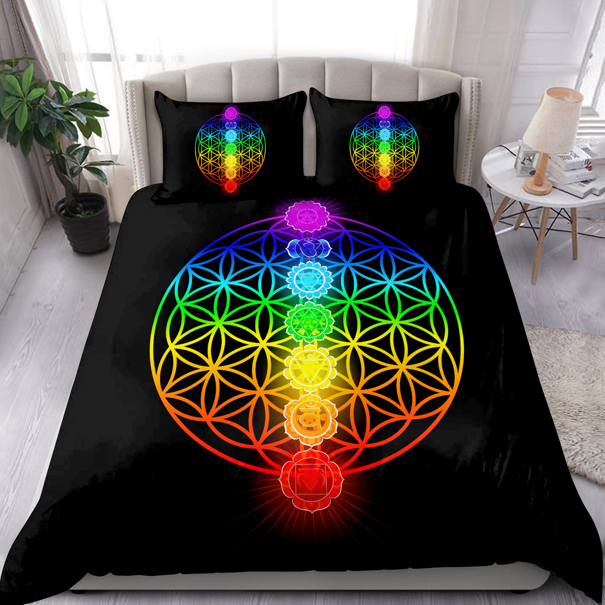 Irish Mandala Seven Chakra St Patrick’s Day Bedding Set