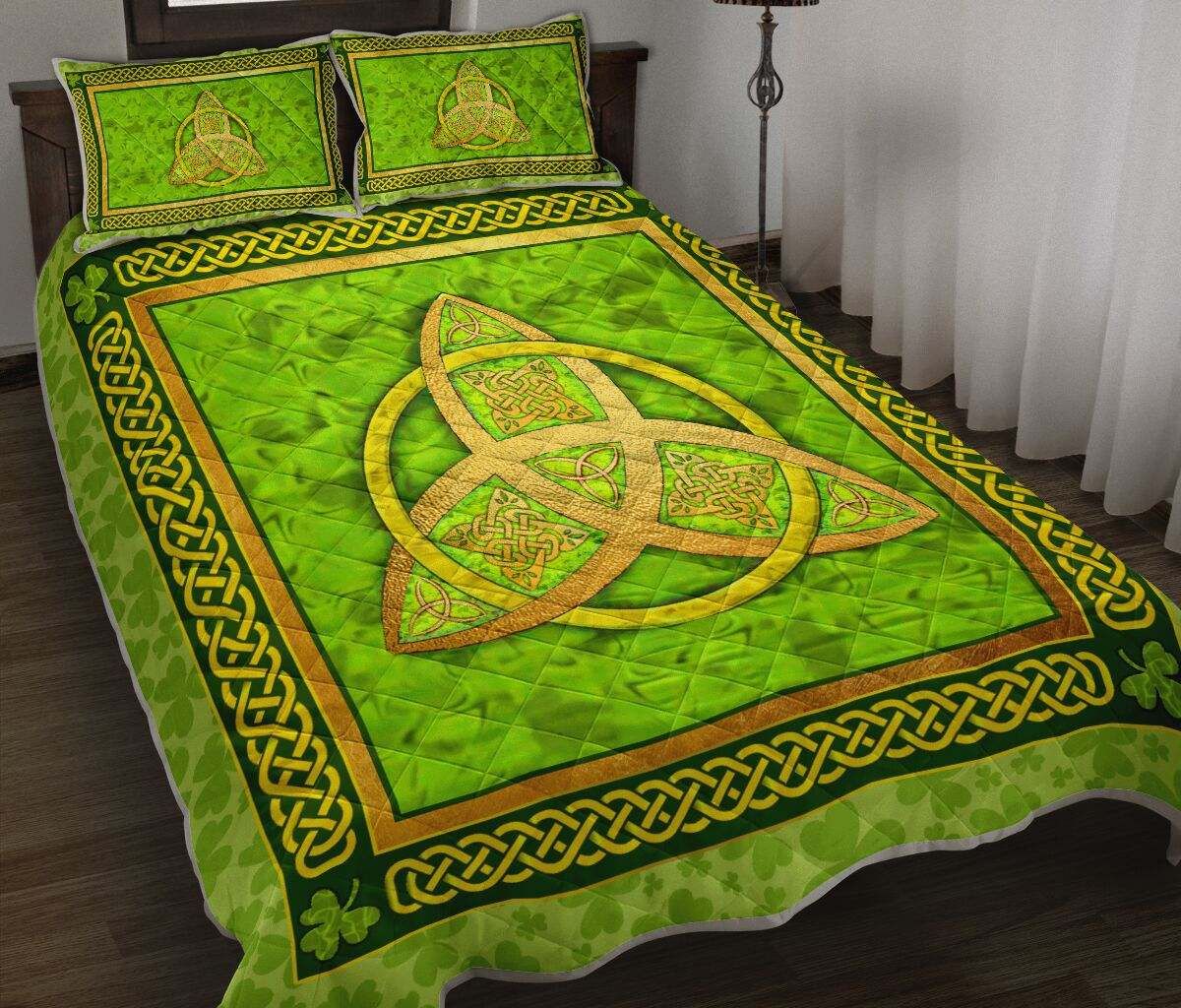 IRISH PROTECTION gold and lime green QBS KD DHC281111487DD