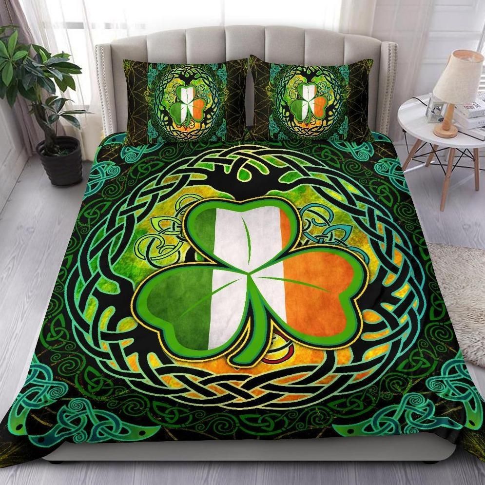 Irish Tree Of Life Shamrock St. Patrick’s Day Bedding Set