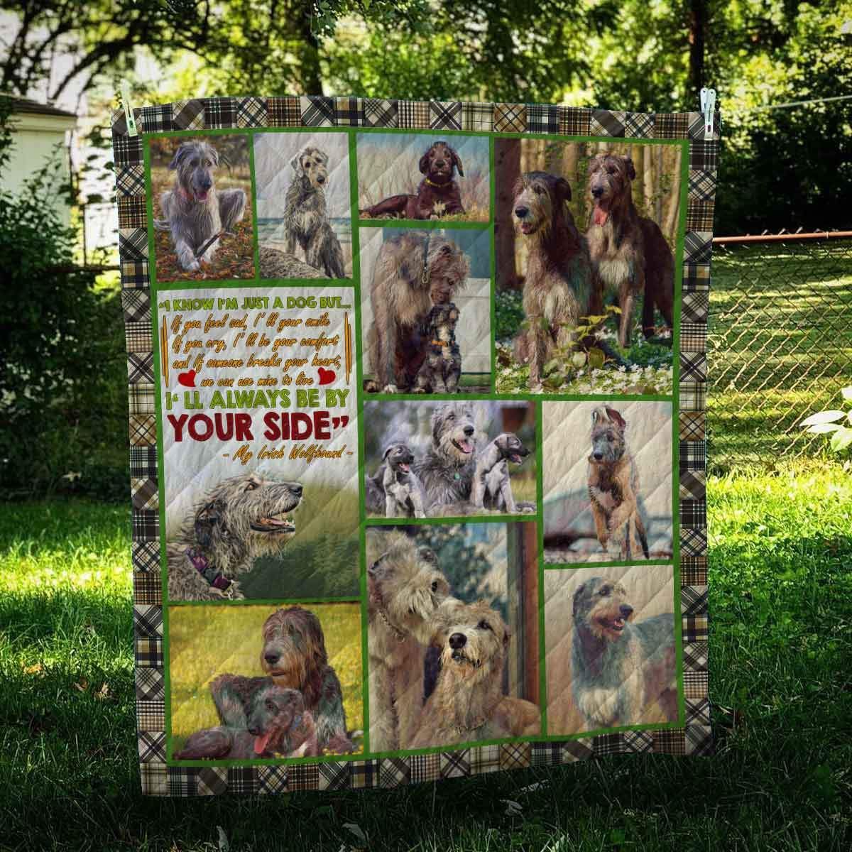 Irish Wolfhound Family Quilt Blanket Dhc09121997Dd