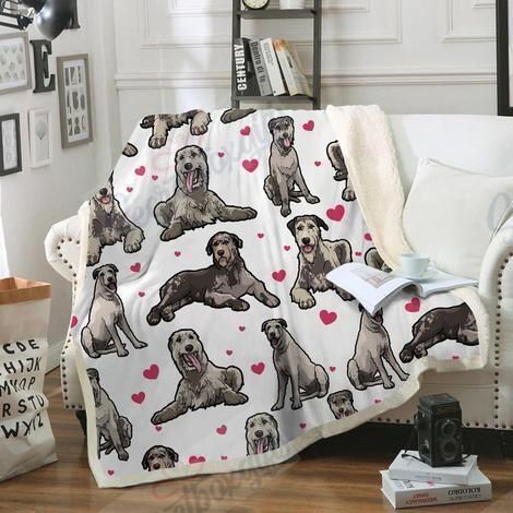 Irish Wolfhound Fleece Blanket