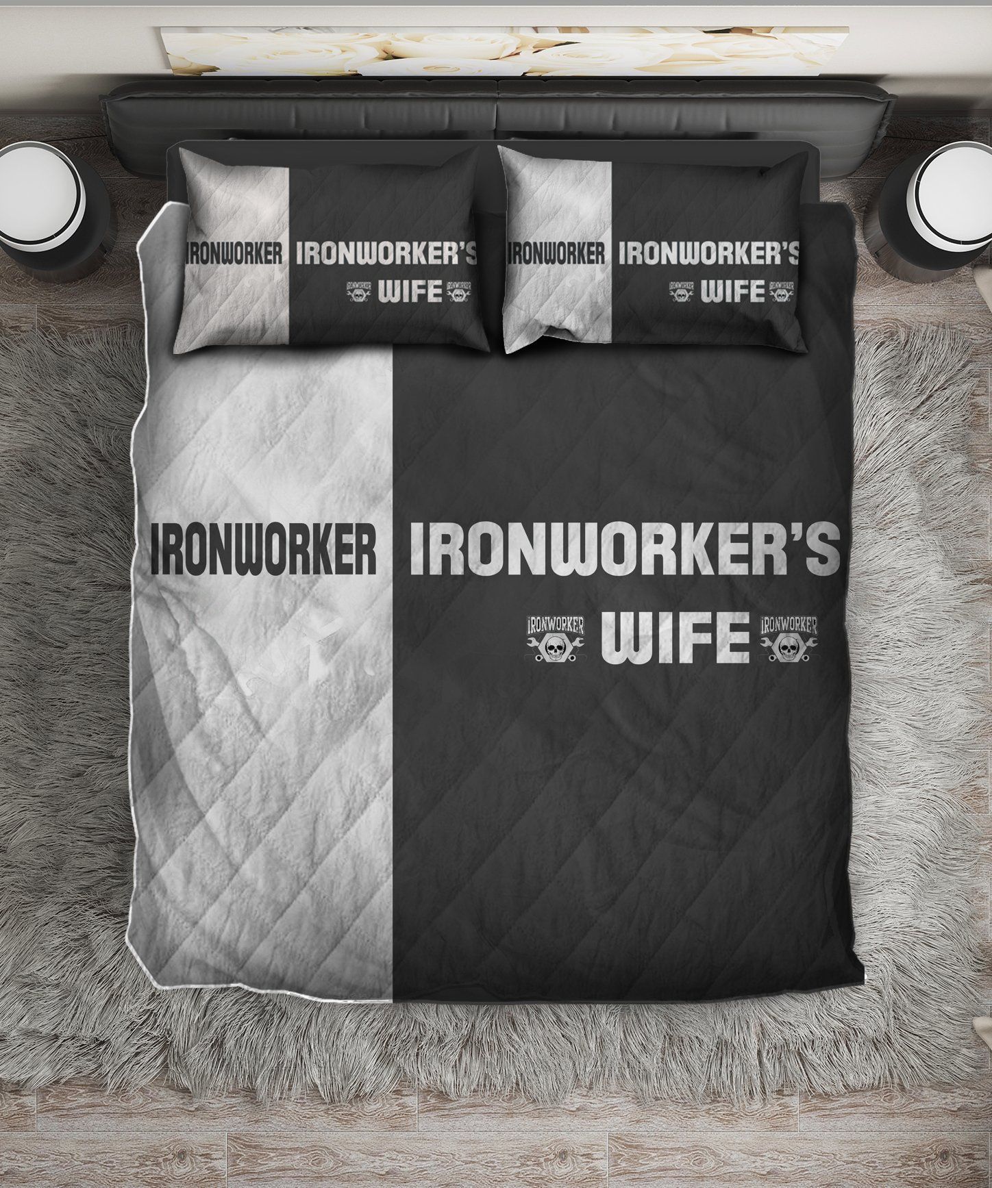 Ironworker Wife Bedding Set