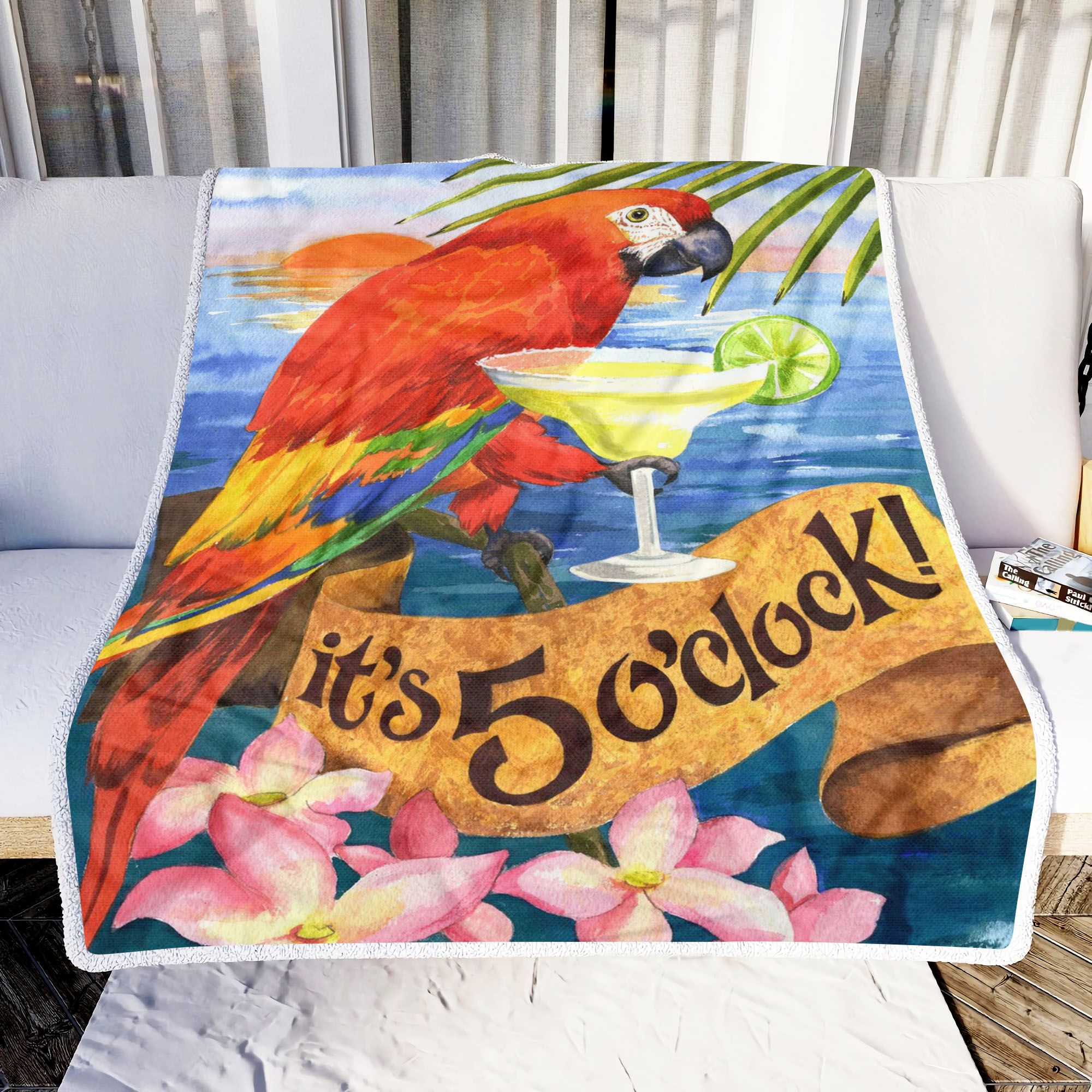 It Is Five Oclock Fleece Blanket
