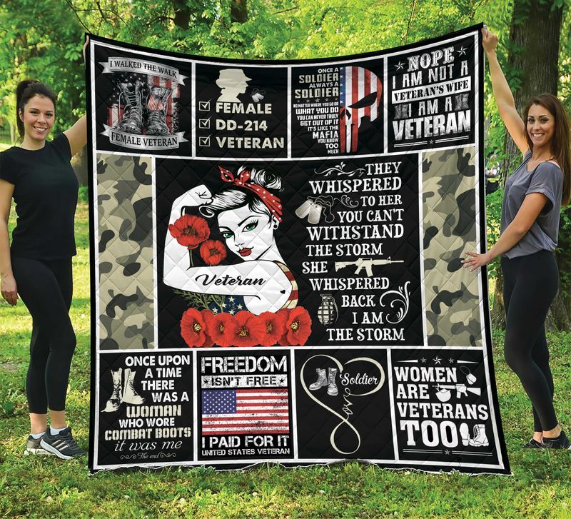 It Was Me A Veteran Quilt Blanket DHC1402820TD