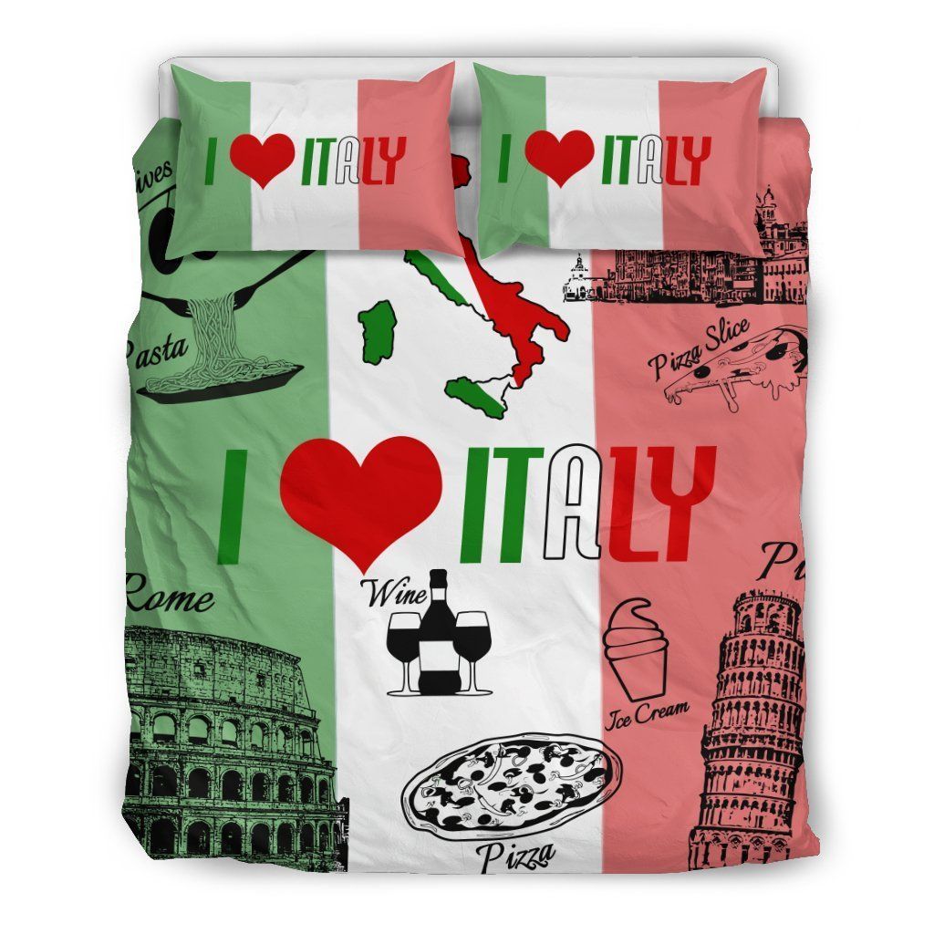 Italia Things 3d Printed Bedding Set