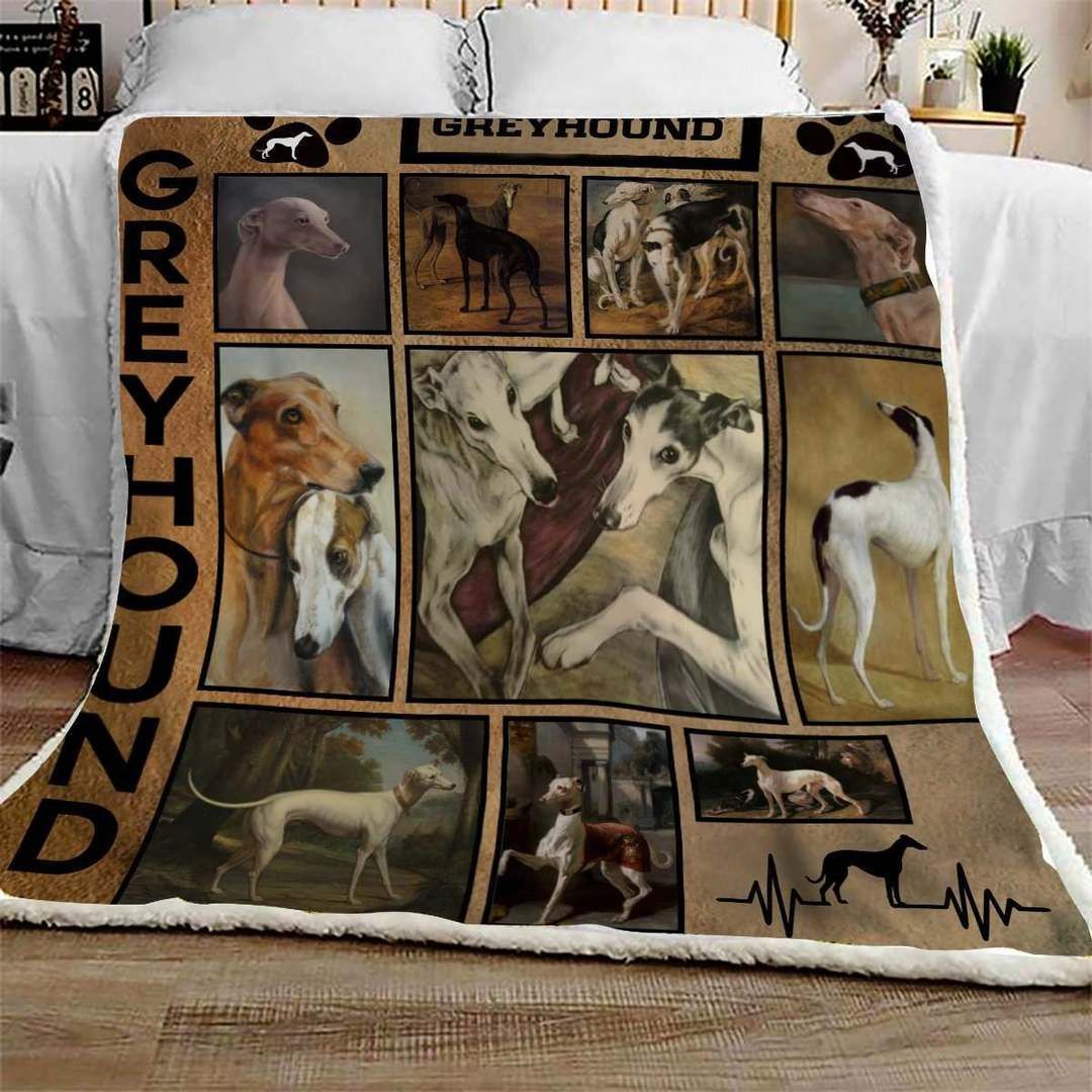 Italian Greyhound Sherpa Fleece Blanket