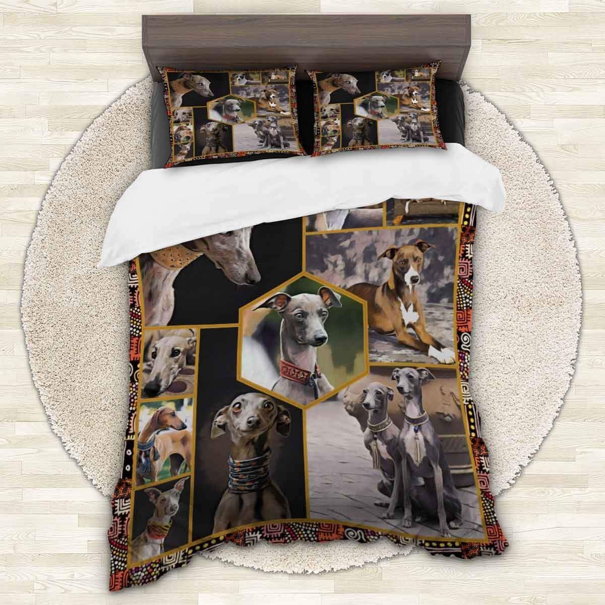 Italian Greyhound Vintage Bedding Set