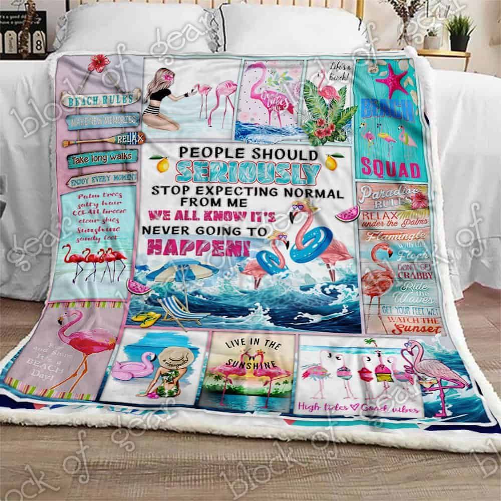 Its A Beach Day Fleece Blanket