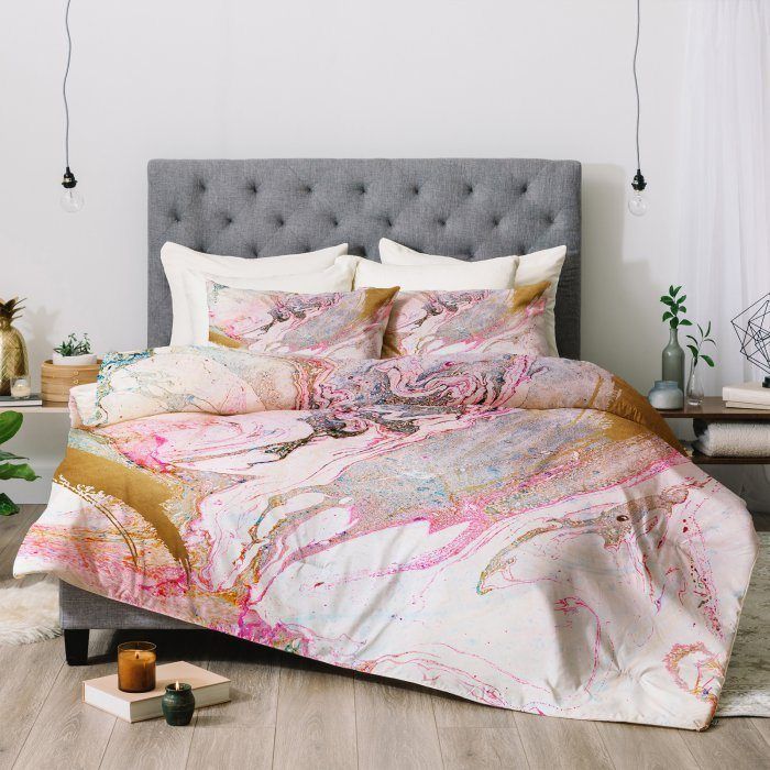 Iveta Abolina Winter Marble Bedding Set