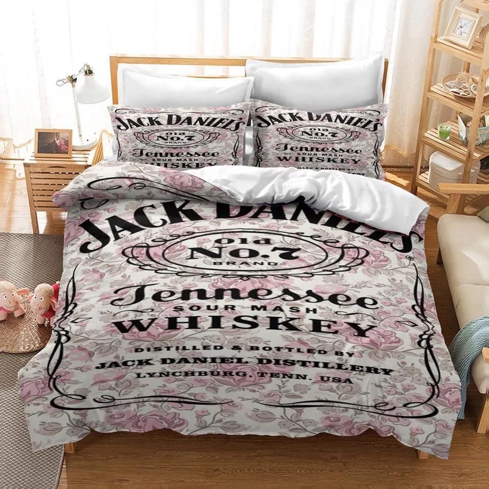 Jack Daniels 3d Printed Bedding Set