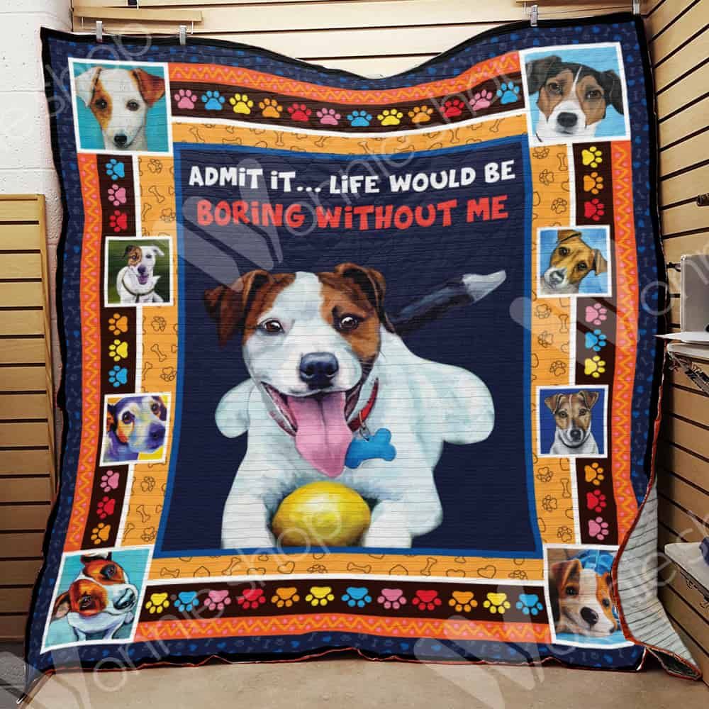 Jack Russell Dog Blanket LNT0512033 Quilt Blanket