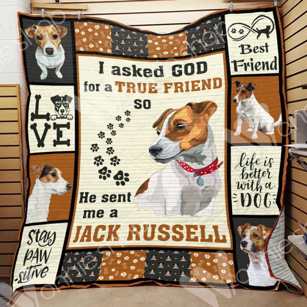 Jack Russell Dog Blanket LNT1012050 Quilt Blanket