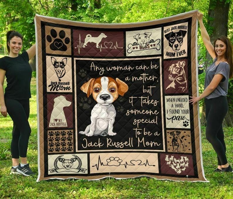 Jack Russell Mom CLT1610075H Quilt Blanket