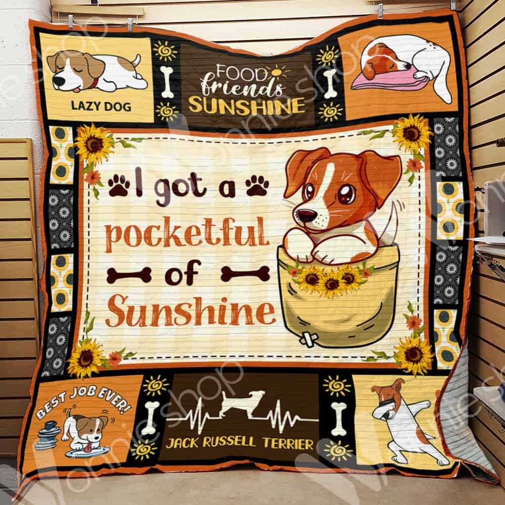Jack Russell Terrier Dog Blanket LNT1512036 Quilt Blanket
