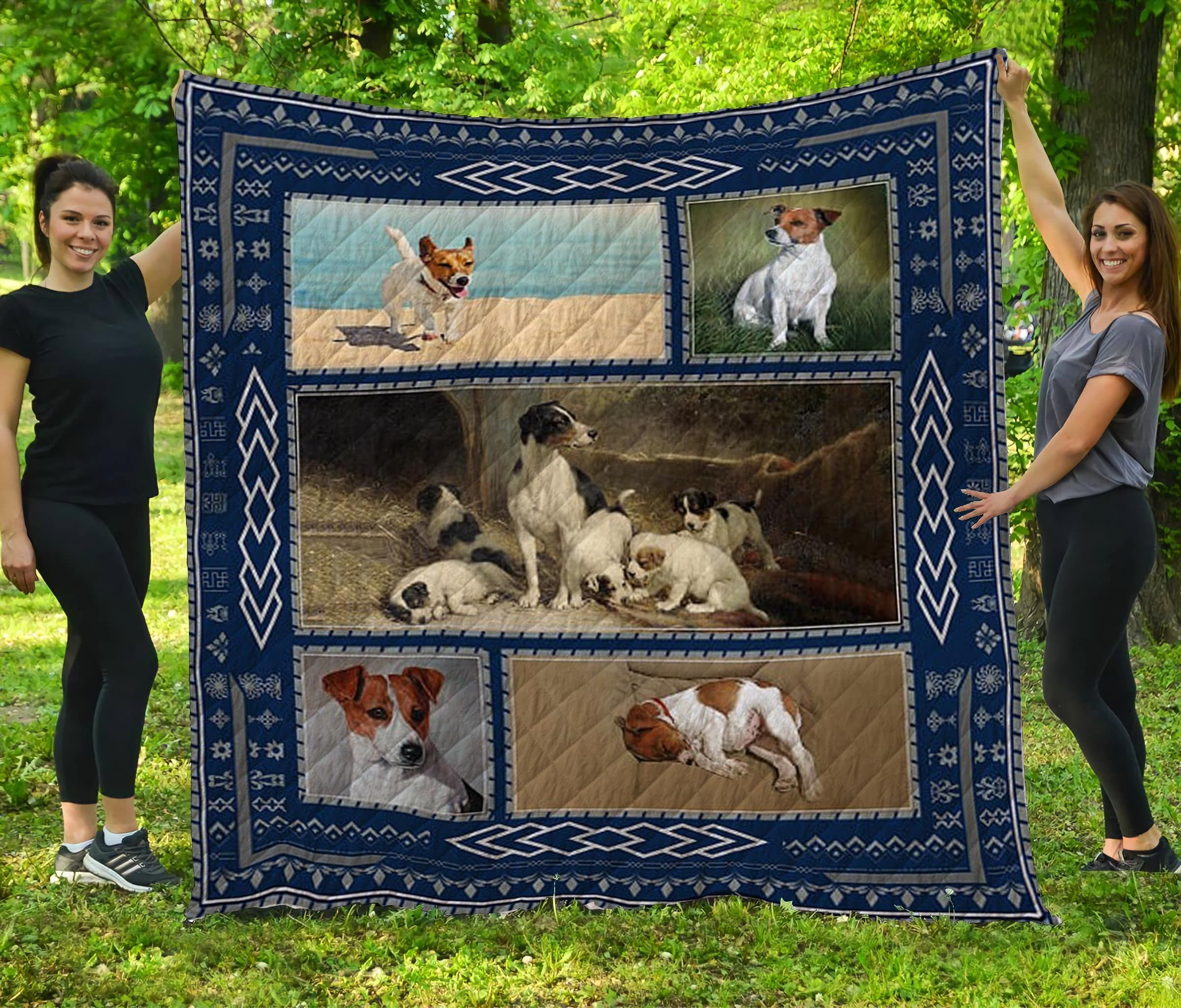 Jack Russell Terrier Quilt Blanket DHC1312577VT
