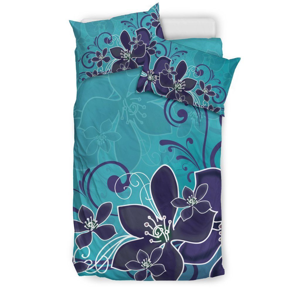 Jamaica Lignum Vitae Flower Bedding Set
