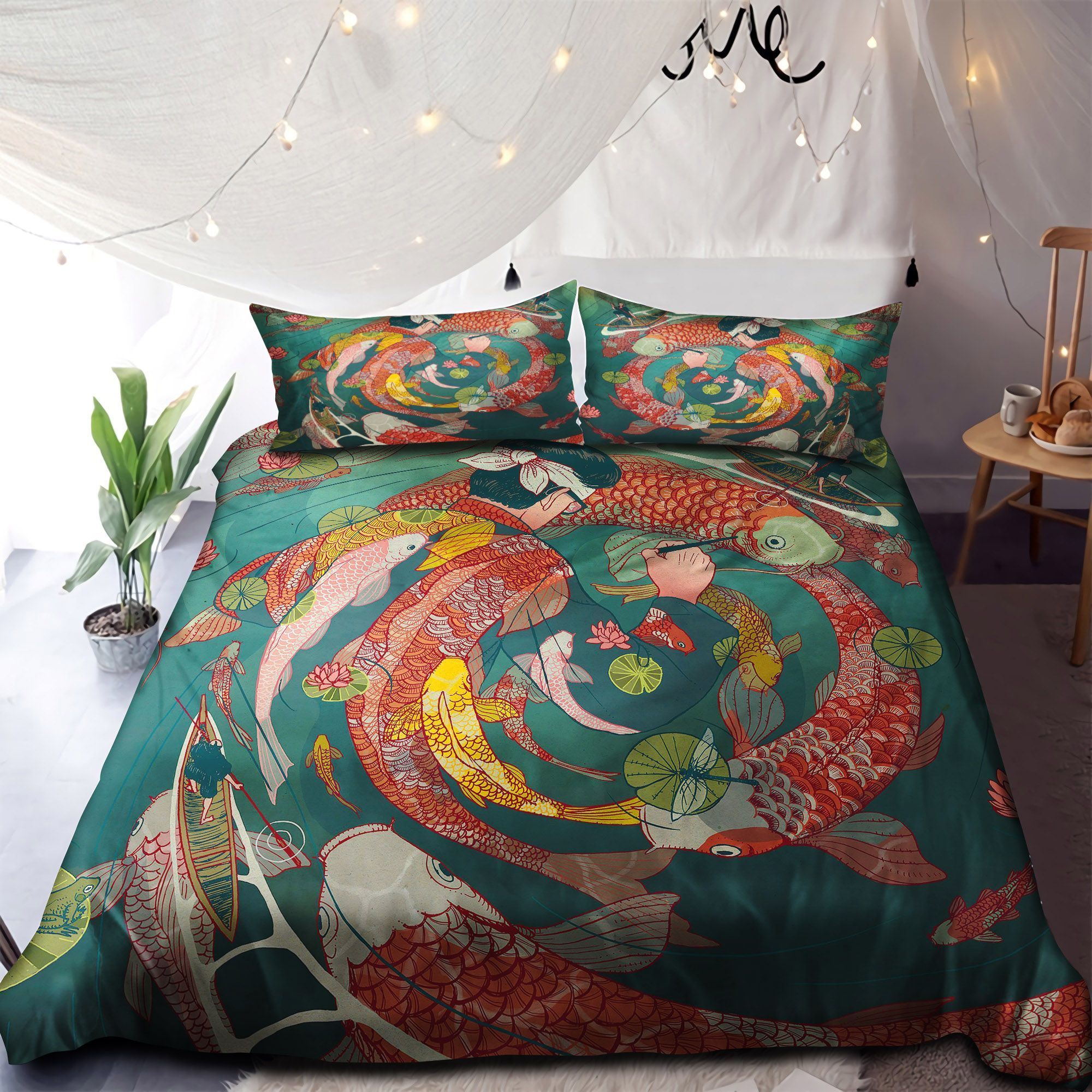 Japanese Artist Bedding Set