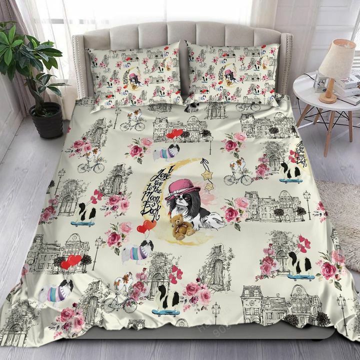 Japanese Chin City Mix Moon Bedding Set