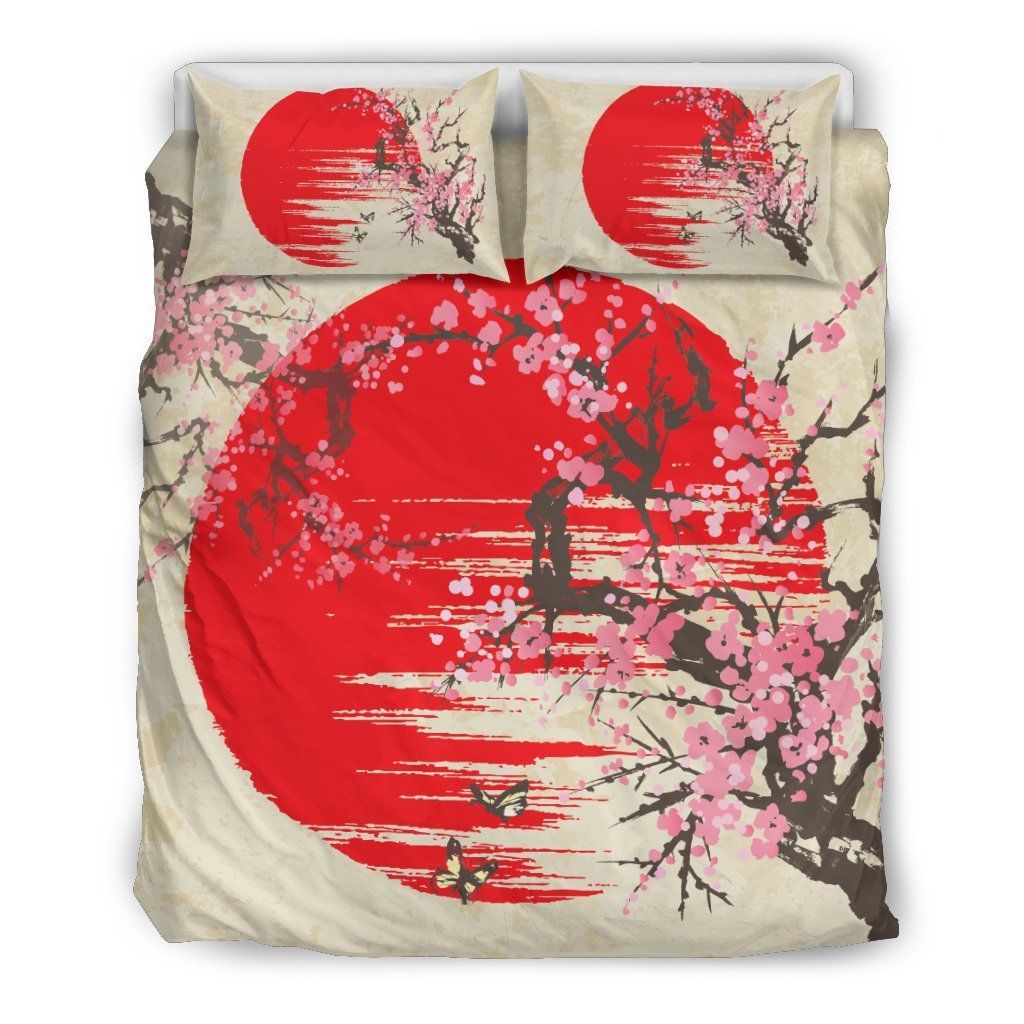 Japanese Sakura Blossom Cherry Bedding Set