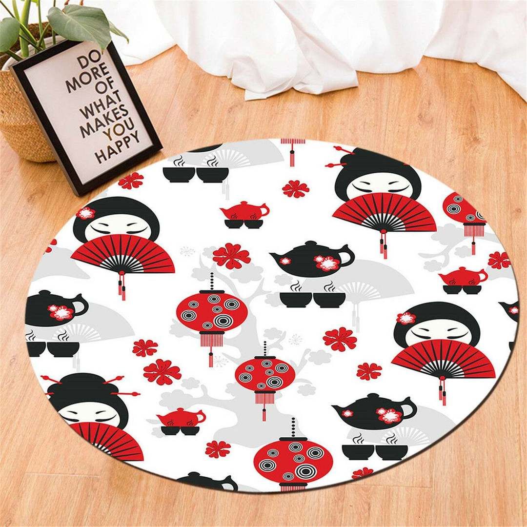 Japanese Style Round Carpet