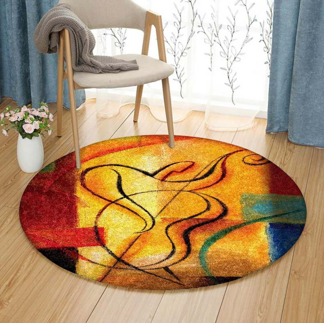 Jazz Fusion Round Carpet