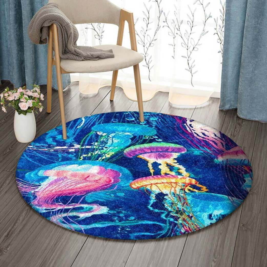 Jellyfish Round Carpet