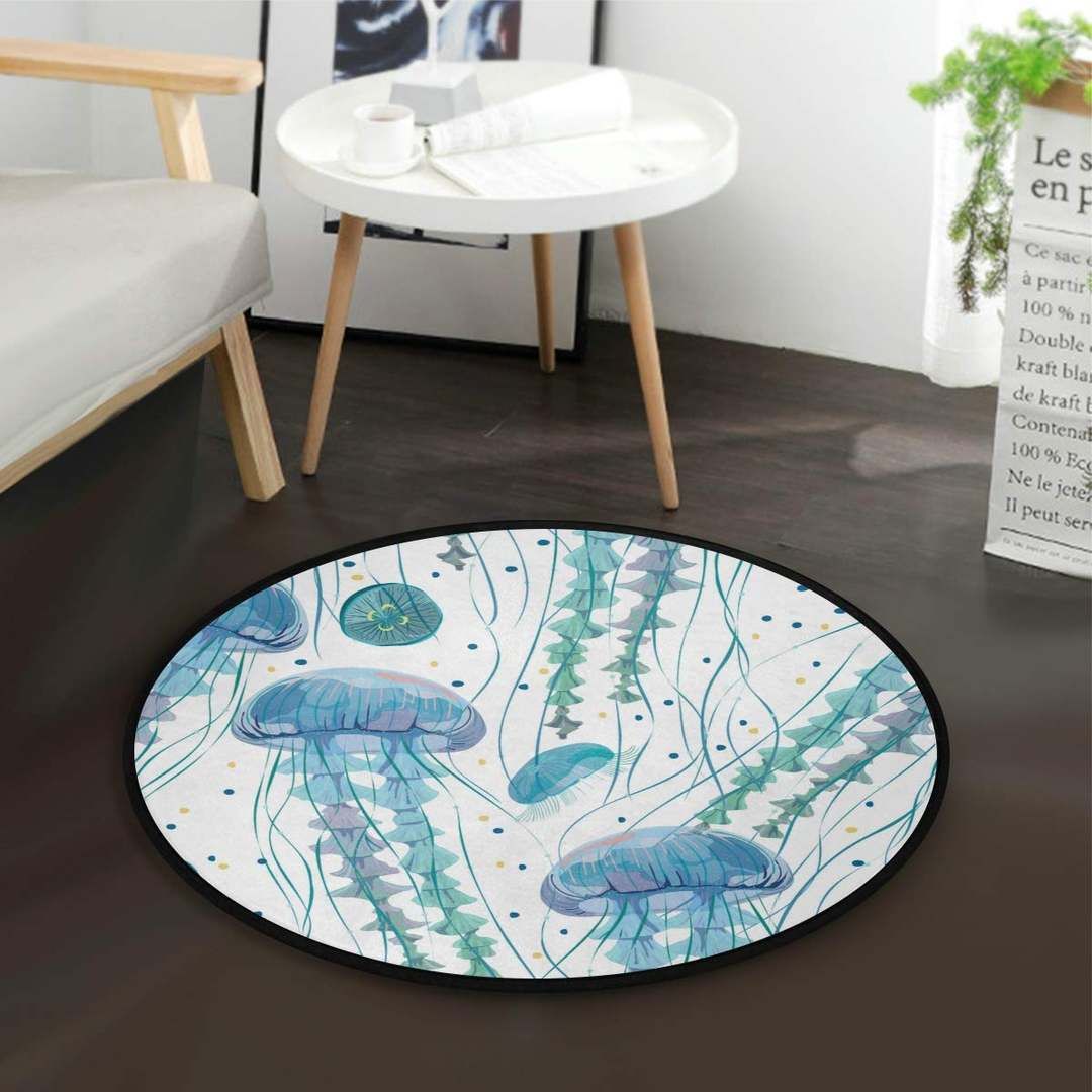 Jellyfish Round Carpet