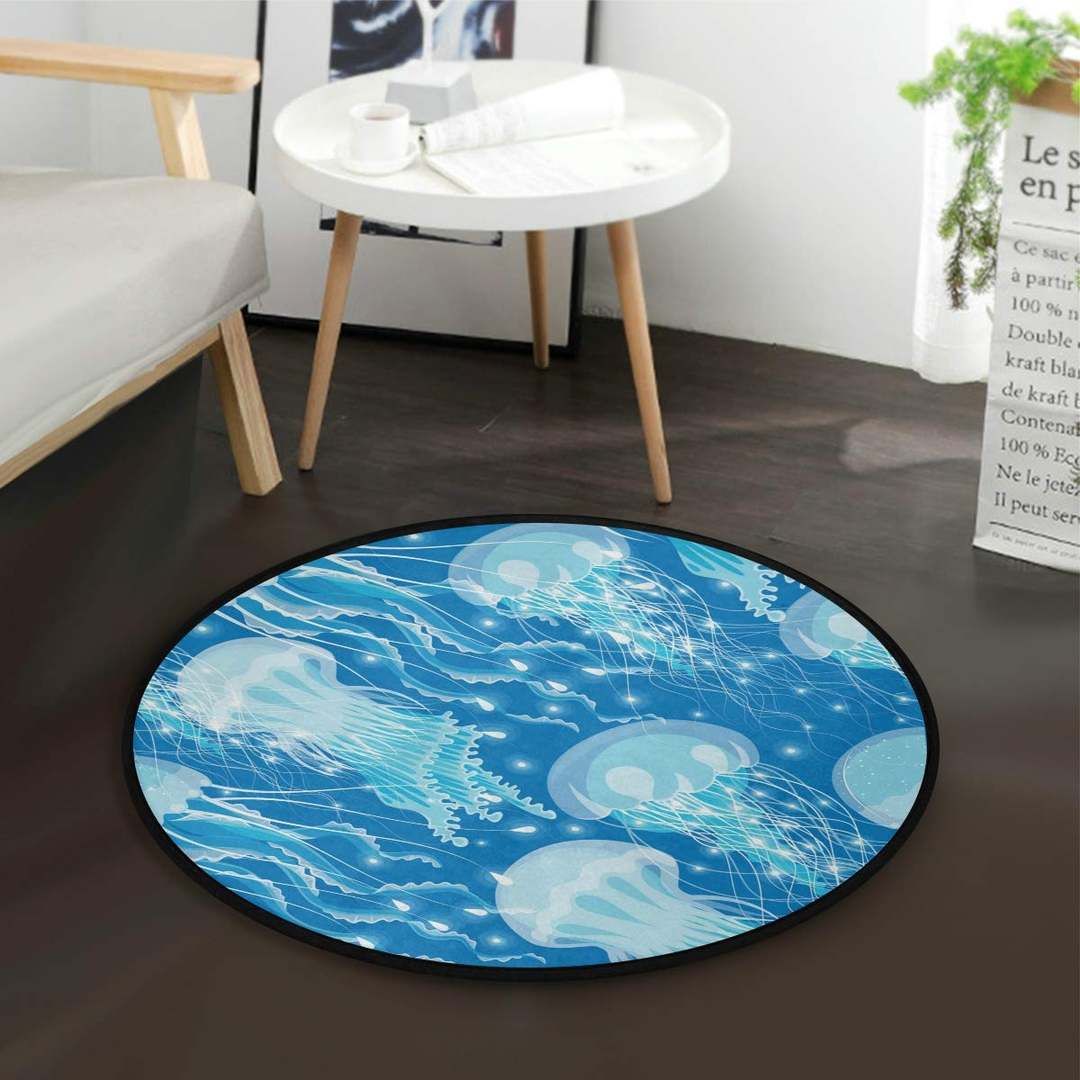 Jellyfish Round Carpet