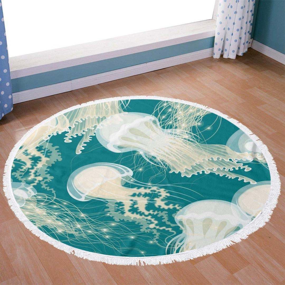 Jellyfish Round Carpet