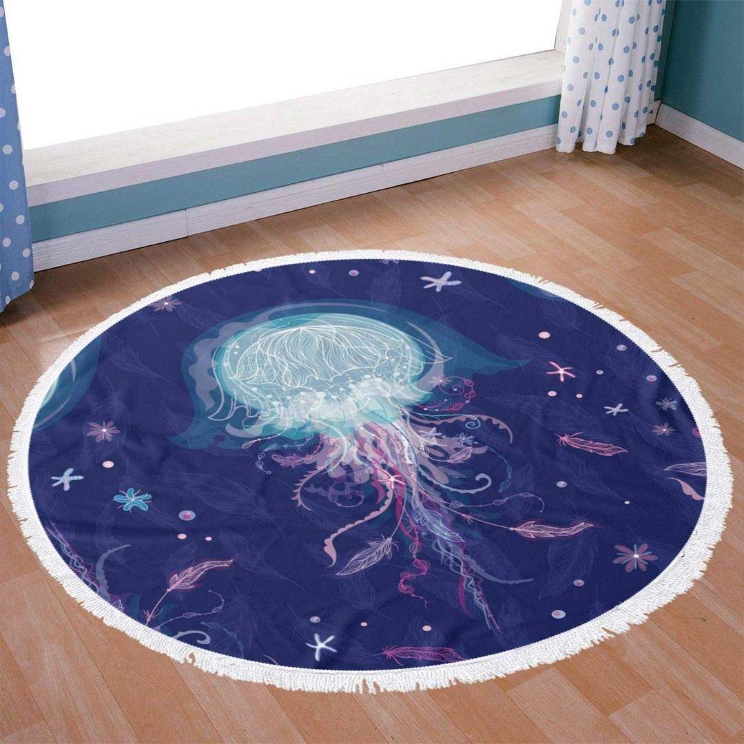 Jellyfish Round Carpet