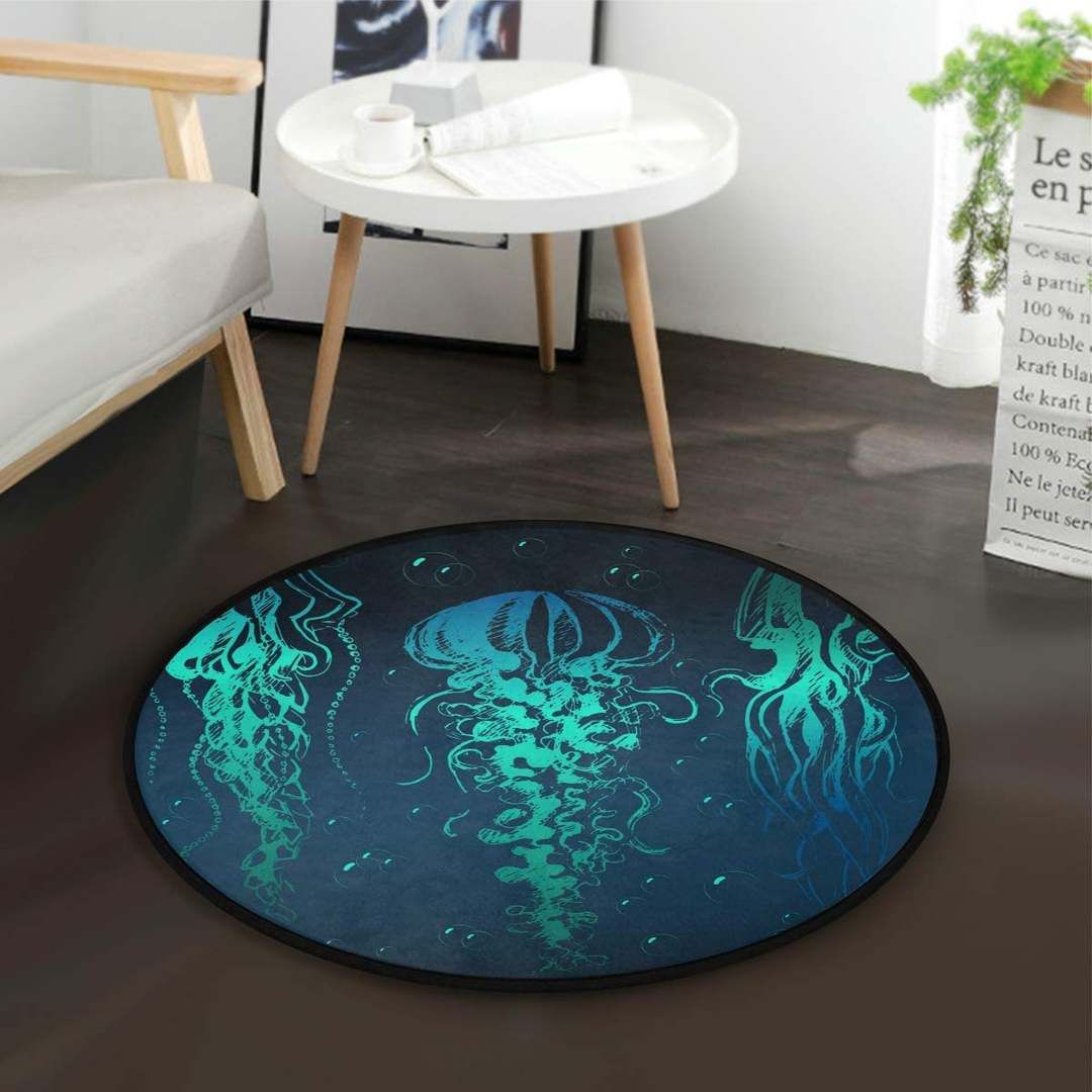 Jellyfish Round Carpet