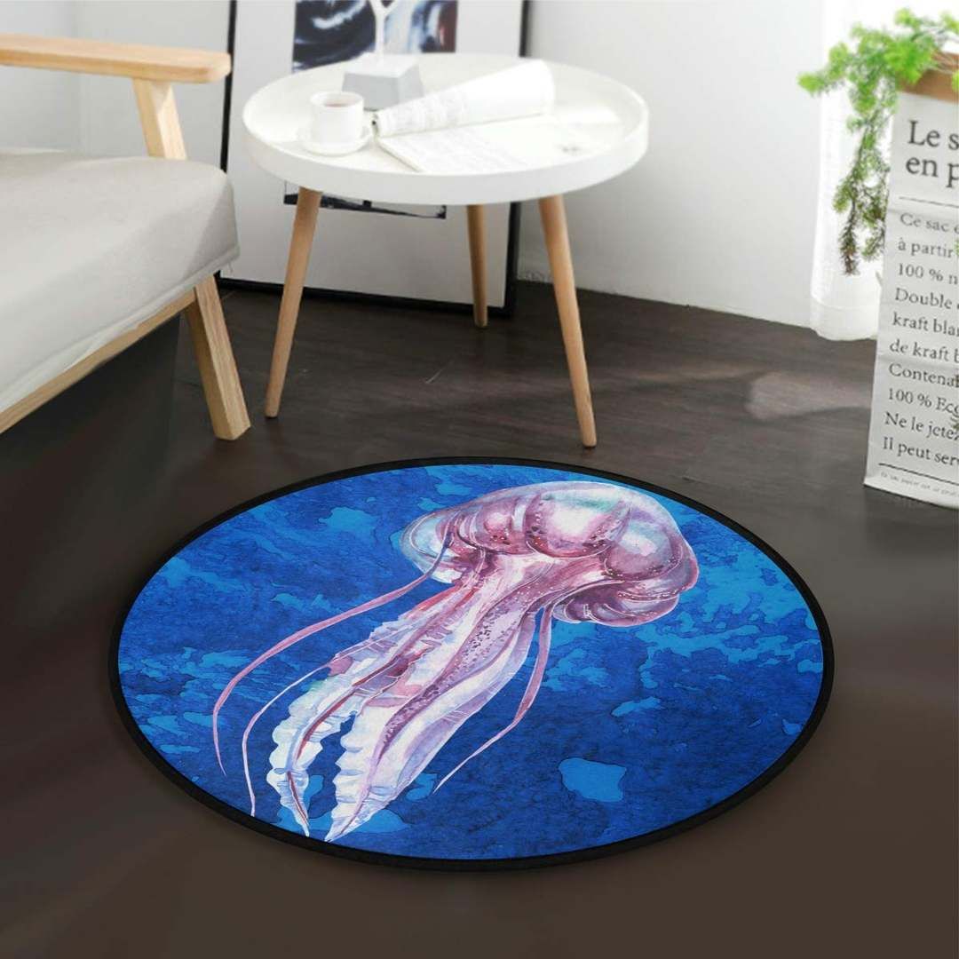 Jellyfish Round Carpet