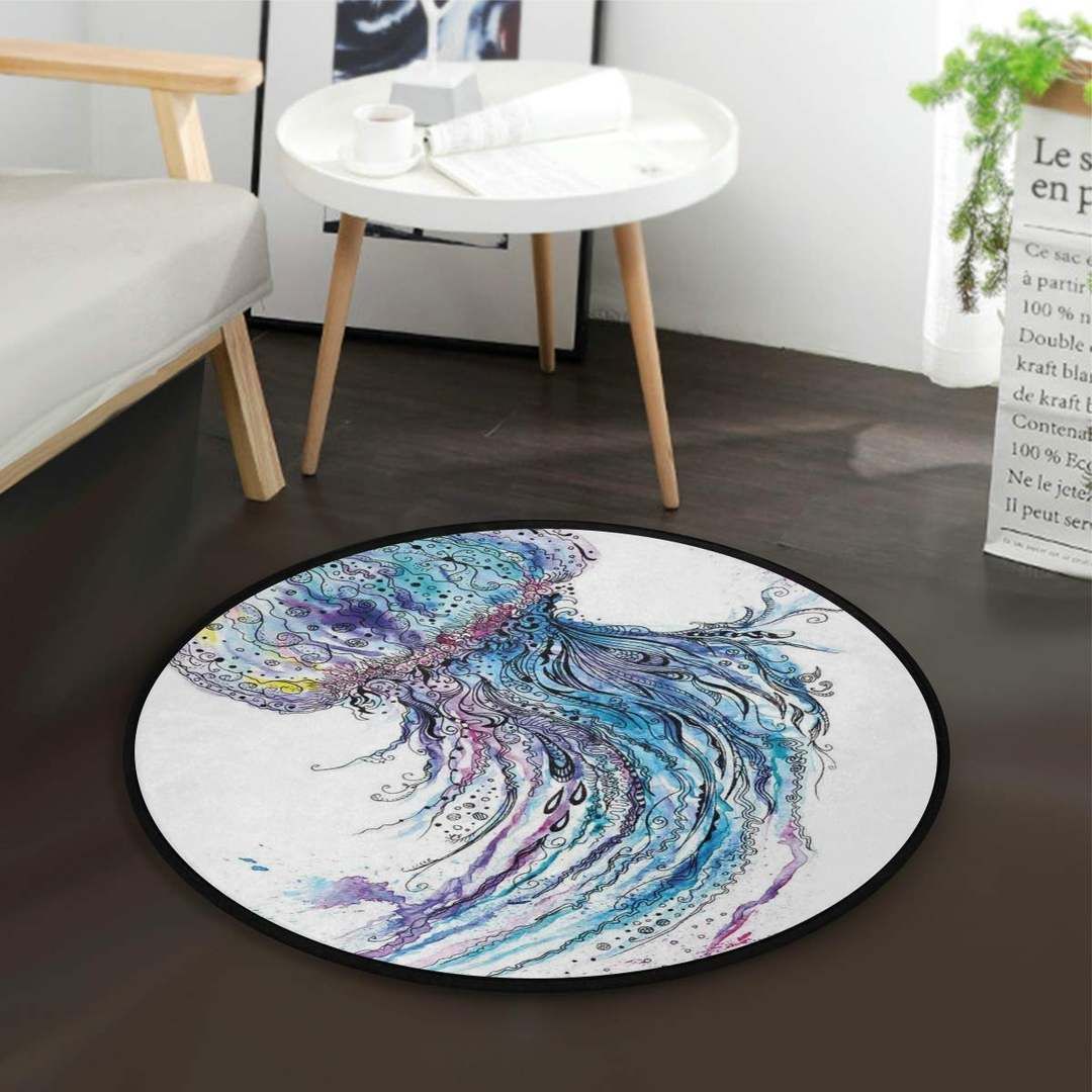 Jellyfish Round Carpet