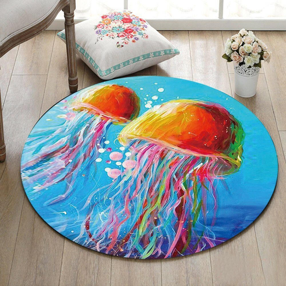 Jellyfish Round Carpet